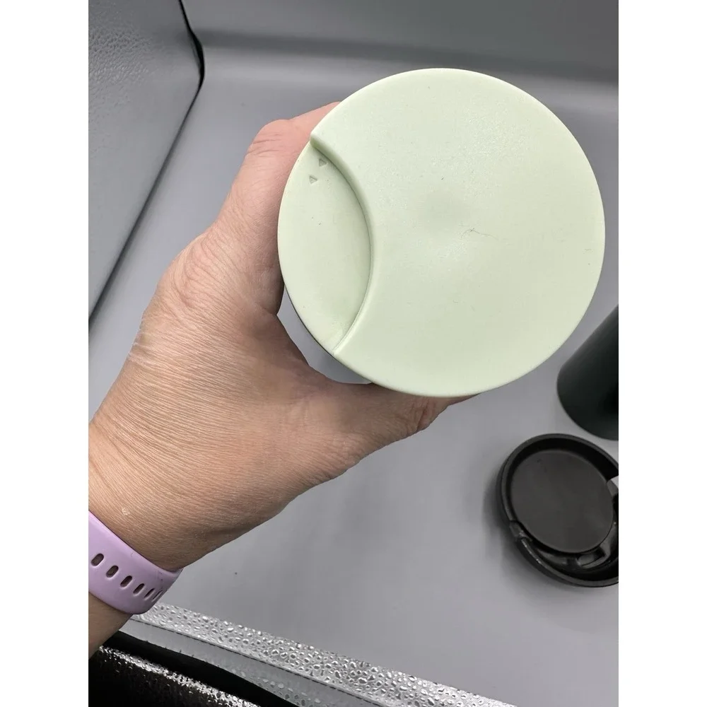 Starbucks Limited Edition 2021 Mint Etched Frosted Ribbon Swirl Tumbler 16oz Cup